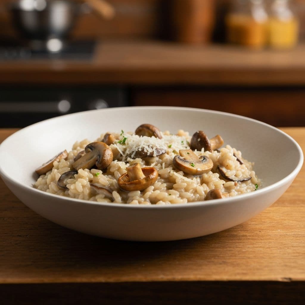 ريزوتو إيطالي بالفطر