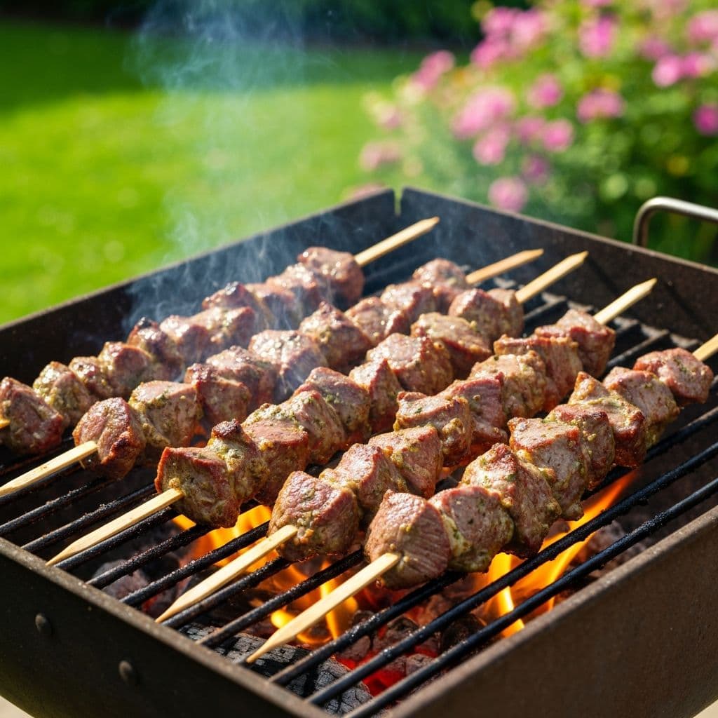 كباب اللحم اللذيذ