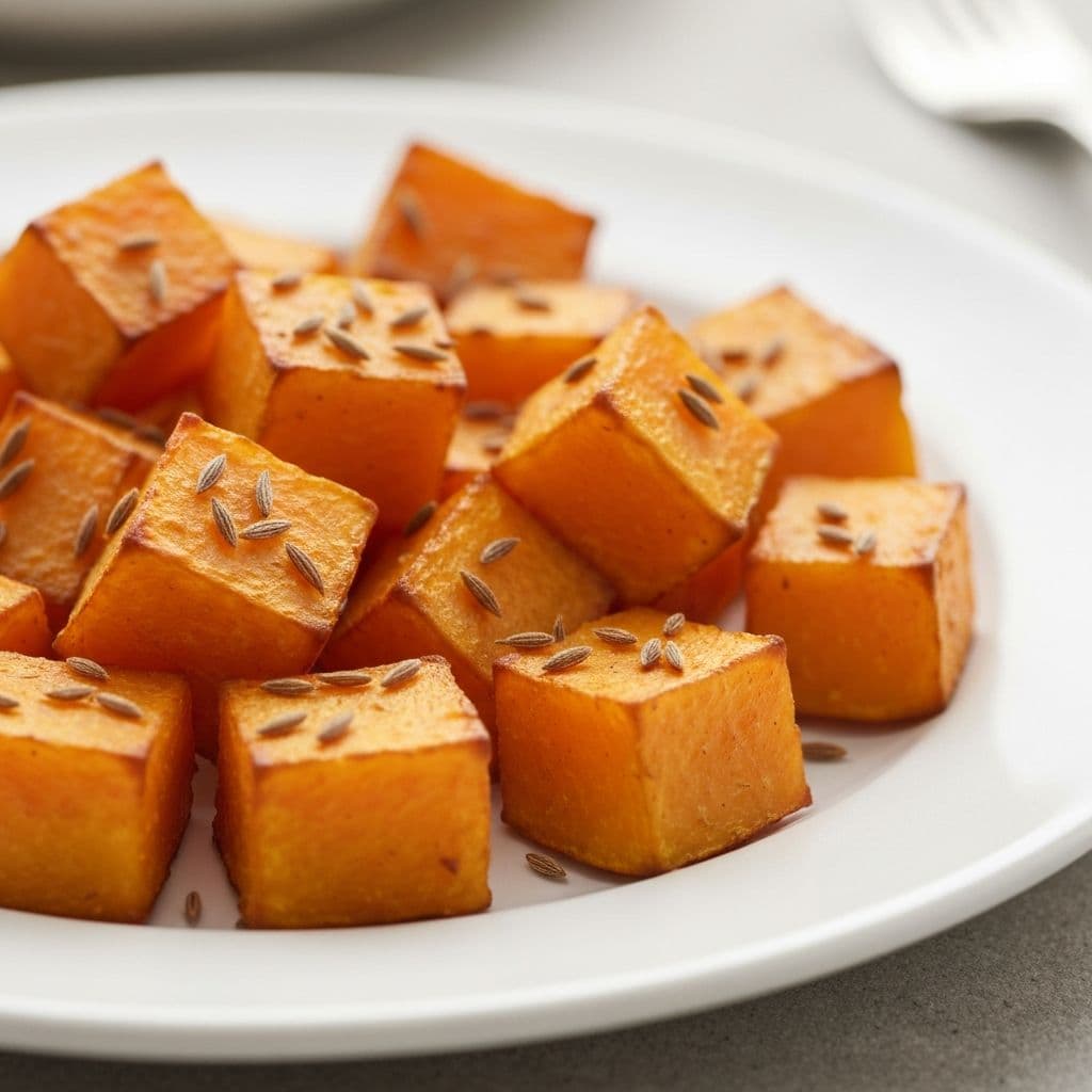 القرع المشوي بالكمون