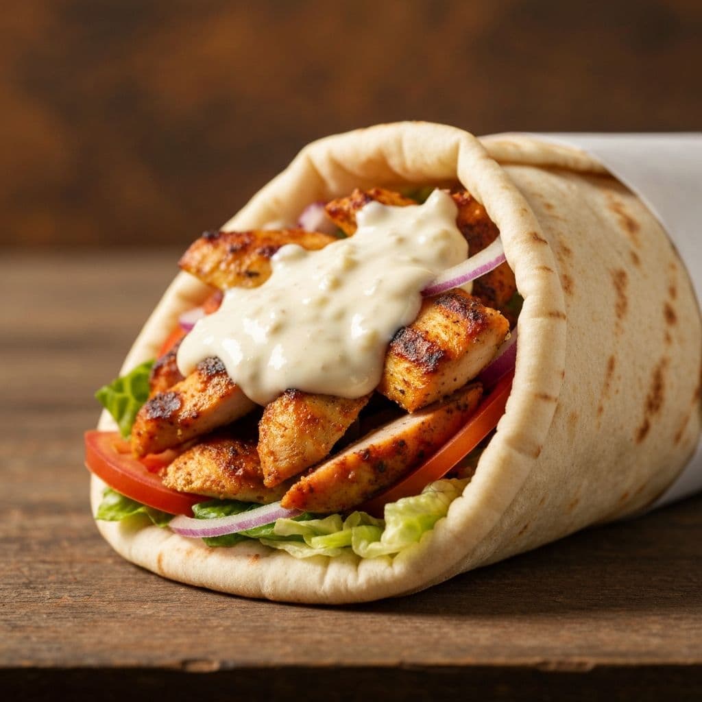 شاورما الدجاج السورية
