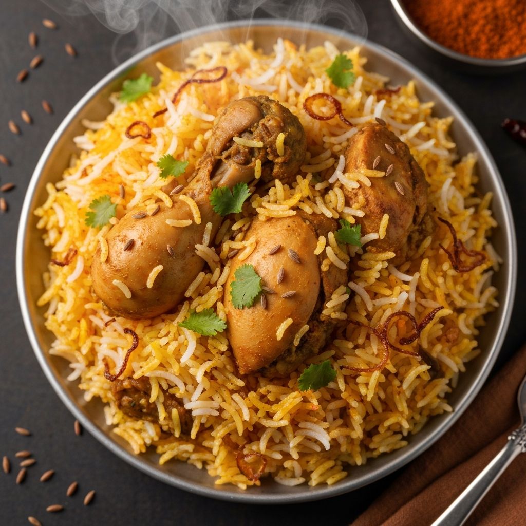 برياني الدجاج الهندي